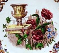 antique vase detail