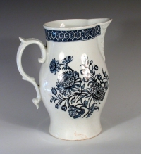 blue printed water pitcher