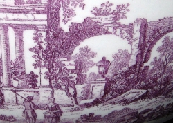 pink print detail